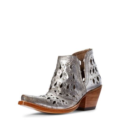 Ariat Western: Dixon Studded Botas Western Mujer - Plateadas Metal (ULNAM2856)